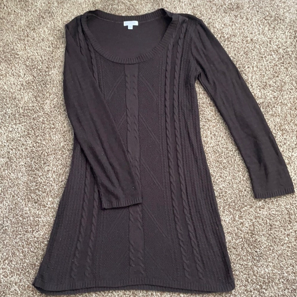 Charming Charlie dark brown tunic/dress